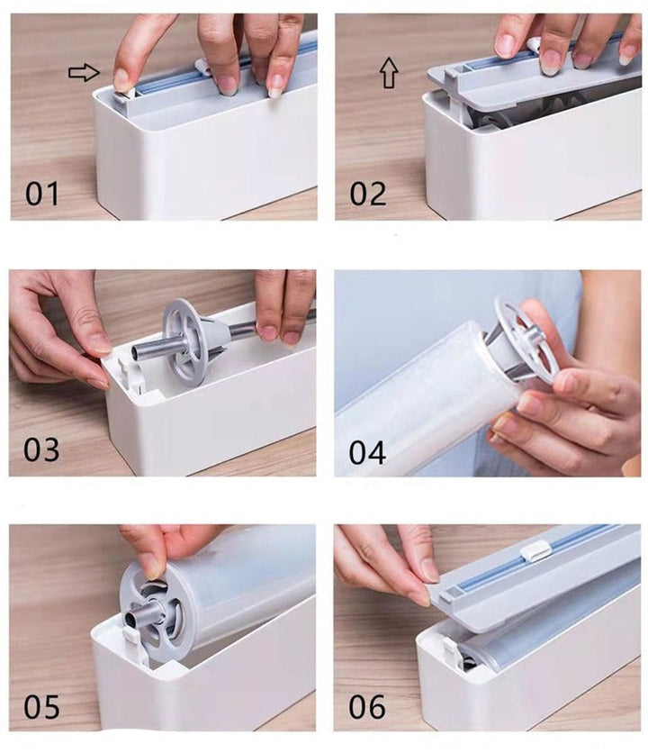 Skanto | Veggmontert Justerbar Plastfolie Dispenser