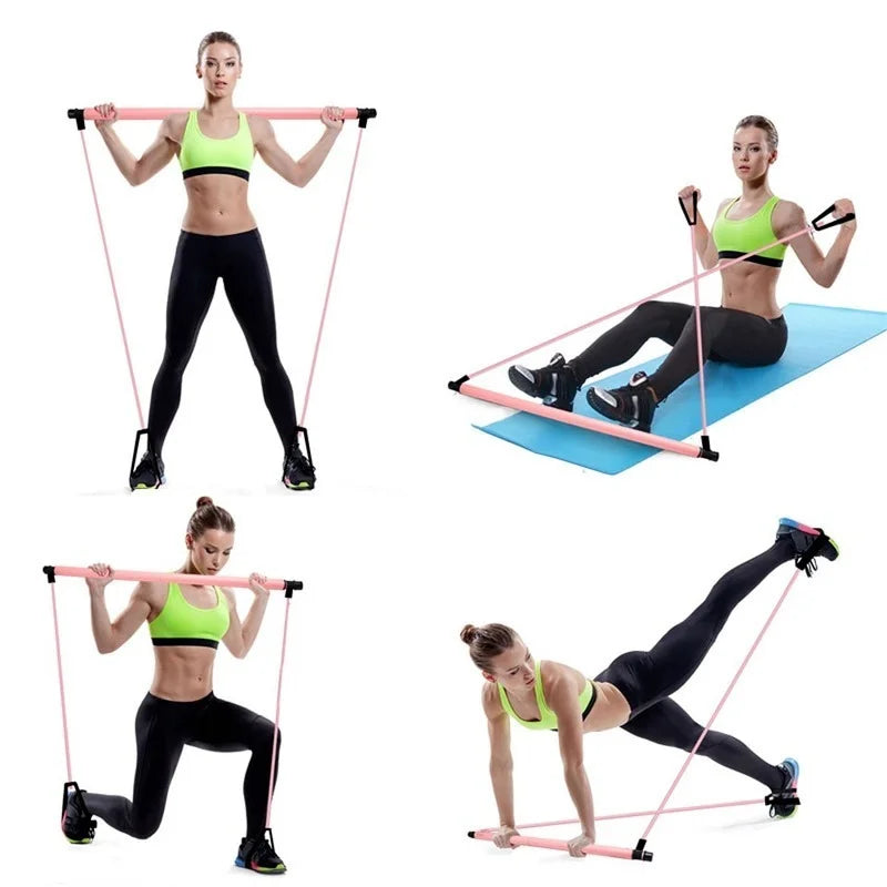 Skanto | Multifunksjonell Elastisk Pilatesstang