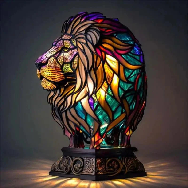 Skanto | MosaicCritter - 3D dyrelampe - Multicolor tårer - Retro design