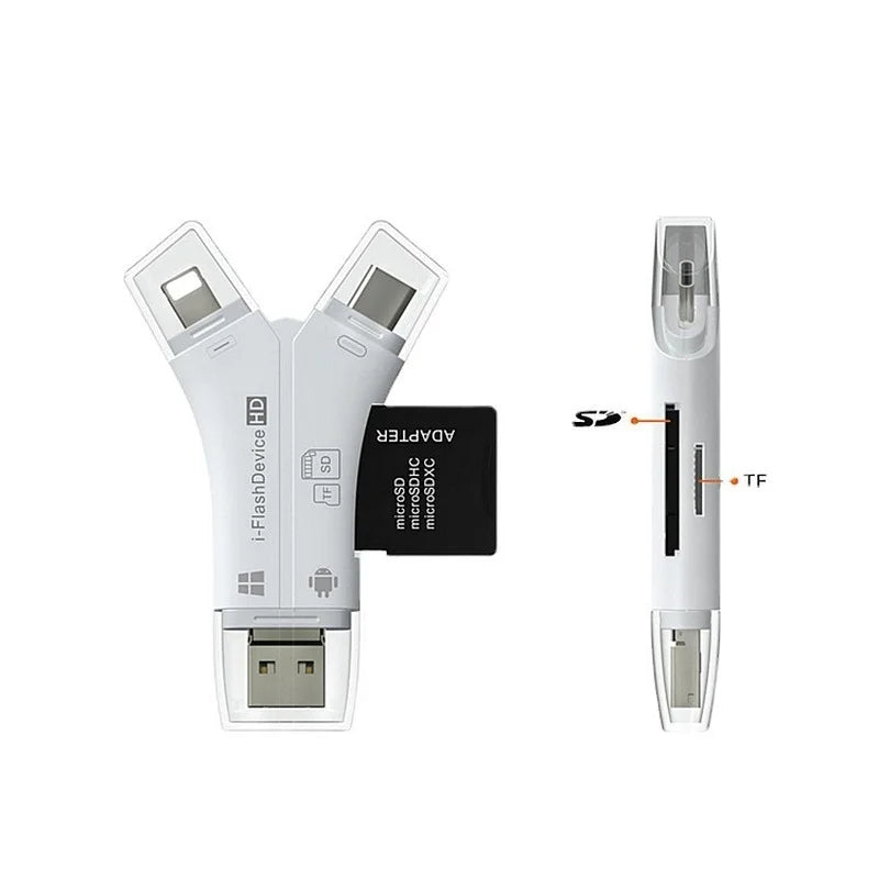 Skanto | 4 I 1 Flash Drive Kortleser