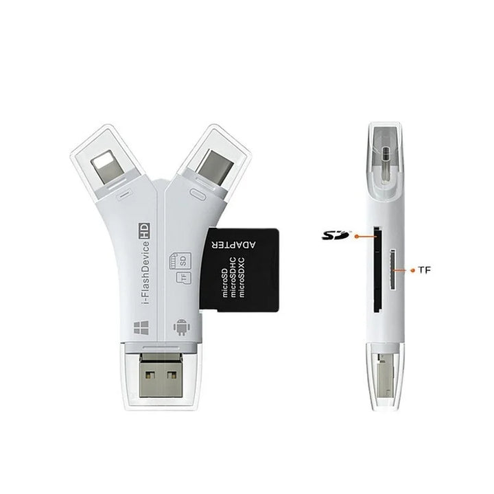Skanto | 4 I 1 Flash Drive Kortleser