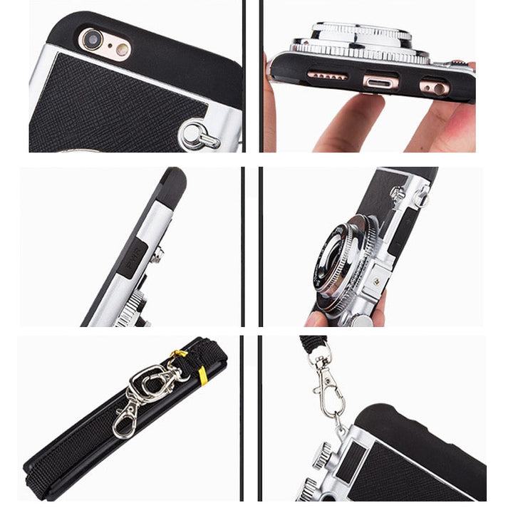 Skanto | 3D Retro Kamera Telefon Etui