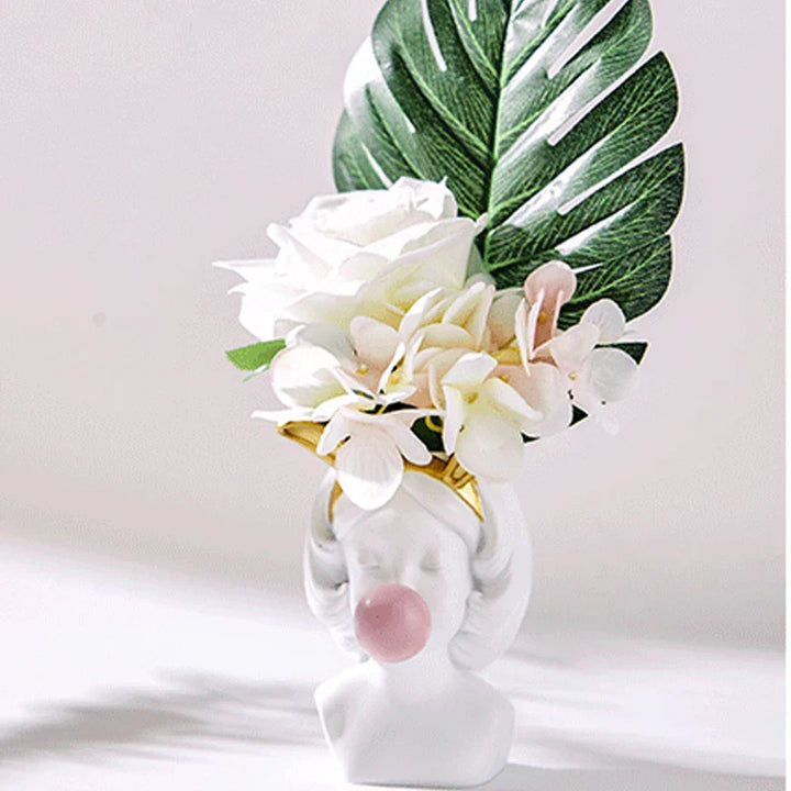 Kompakt keramisk vase Skanto