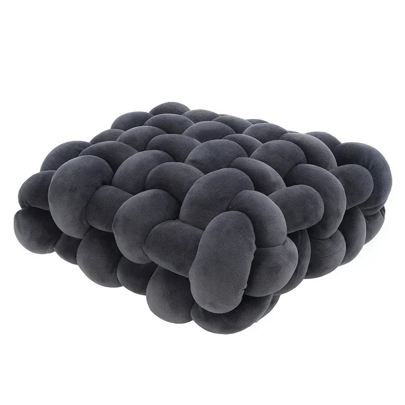 Chunky Woven Knot Cushion | Skanto