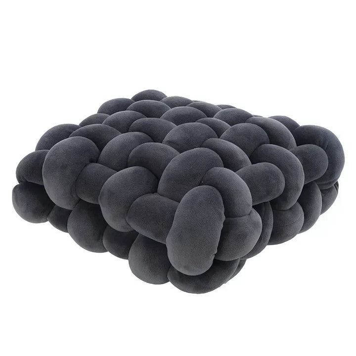 Chunky Woven Knot Cushion | Skanto