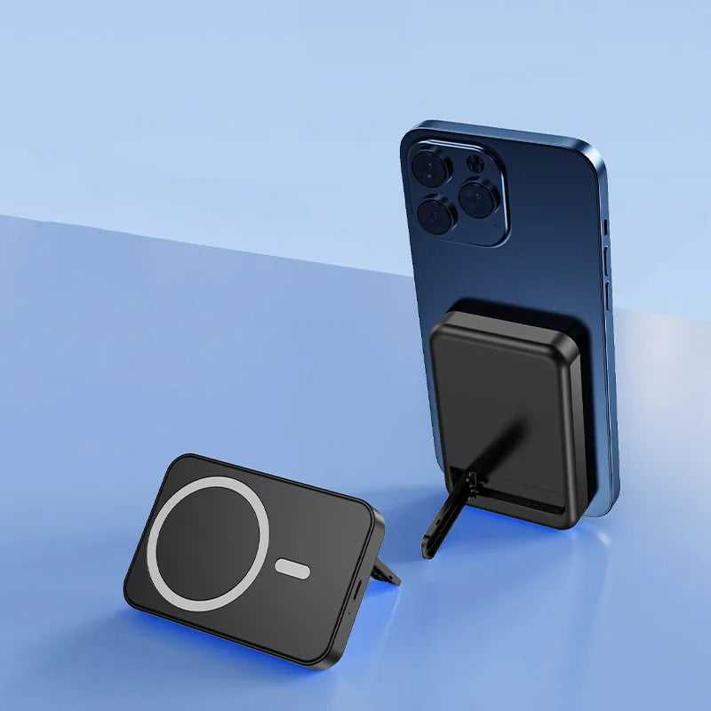 Skanto | Magnetisk Trådløs Power Bank med Stativ