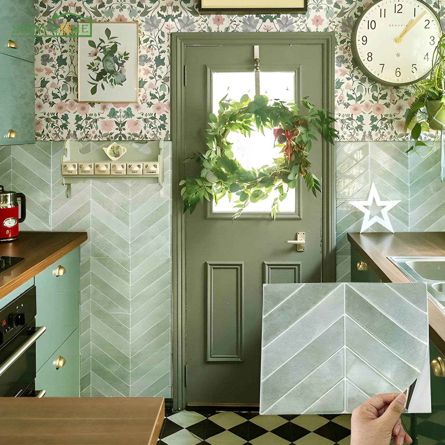 Norvo | Vegg Magic 3D Veggfliser Selvklebende | Uten Bor og Vanntett | Moderne Design