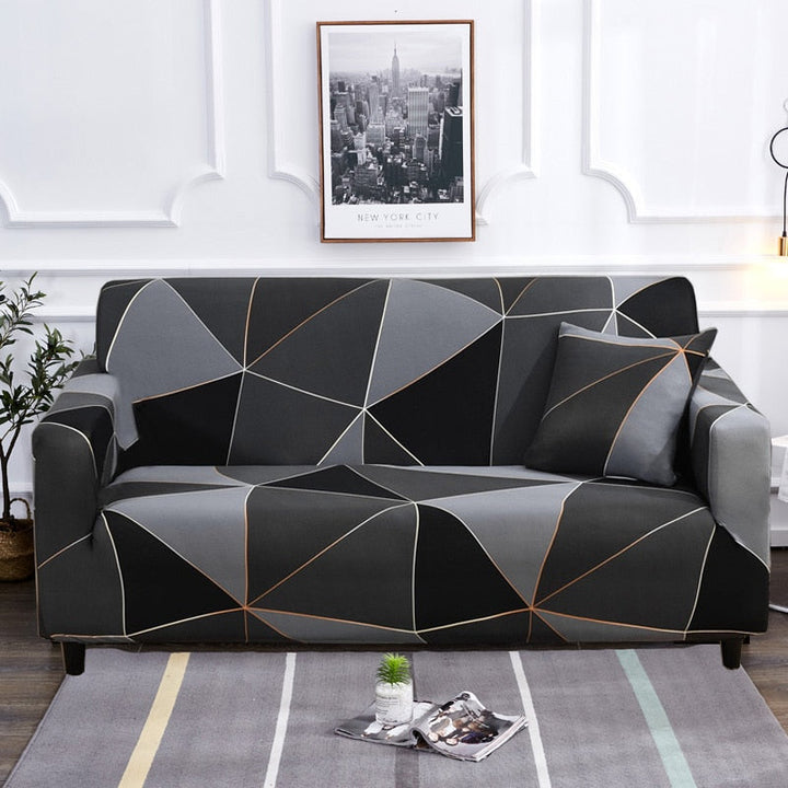 Moderne Skli-sikre Fargerik Elastisk Sofatrekk | Skanto