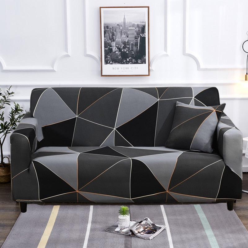 Moderne Antiskli Fargerik Elastisk Sofatrekk | Skanto