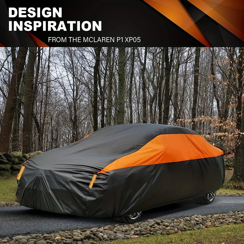 Skanto | Biltrekk CARVION | Vanntett & UV-beskyttelse | For SUV & Sedan | 190T Polyester