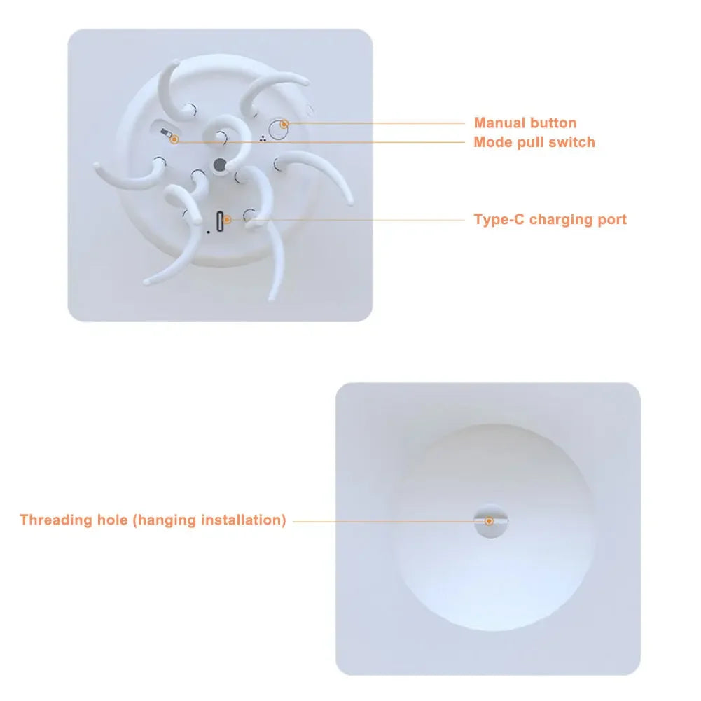 Skanto | Stemmecontrol Jellyfish LED Nattlampe
