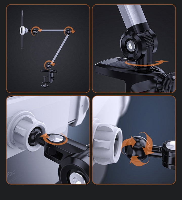 Skanto | Justerbar Smart Sammenleggbar Metall Tablettholder