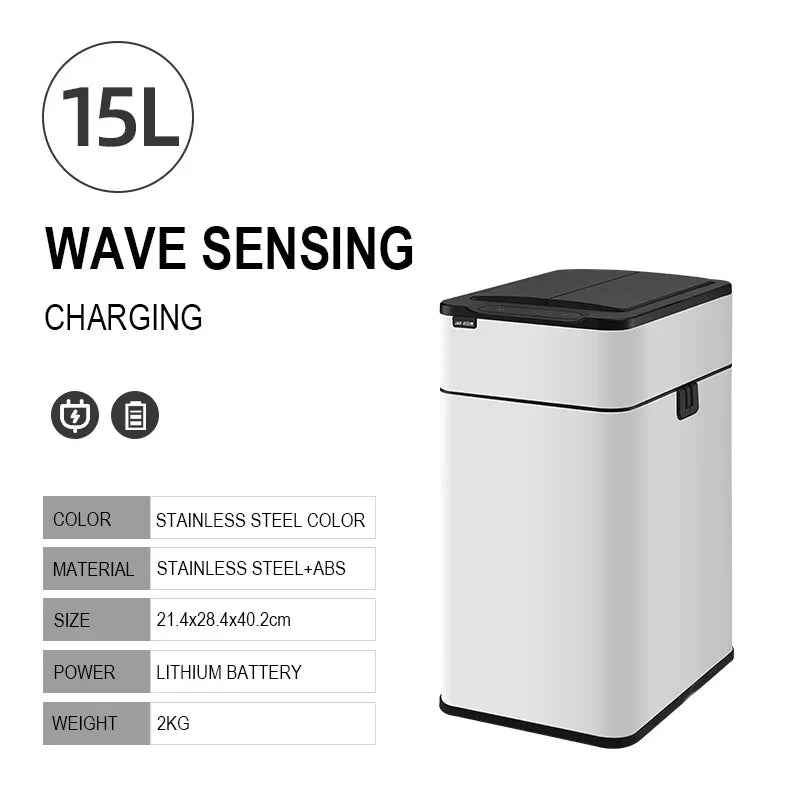 Skanto | Smart Kjøkkenbatteri Automatisk Sensorsøppelkurv