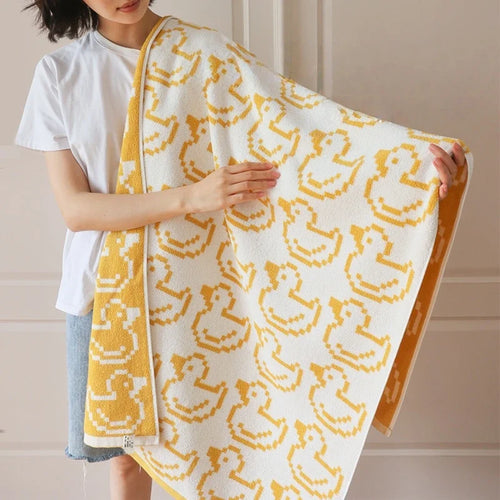 Reversible Dyreprint Bomull Håndkle | Skanto