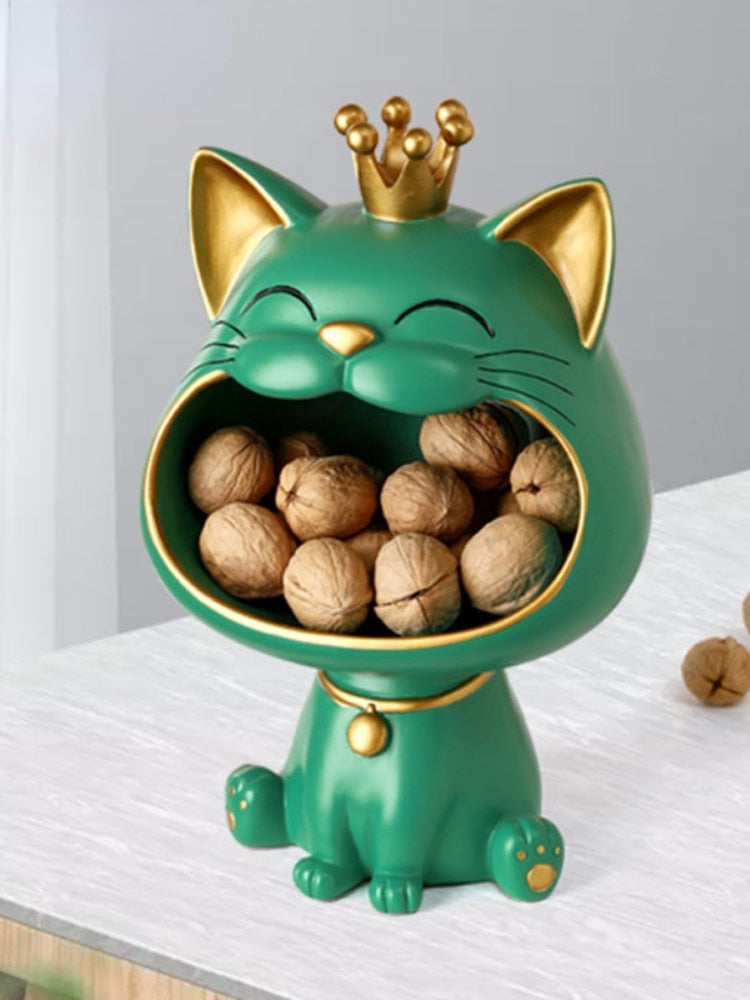 Skanto | Fortune Kitty Statue Hjemme Oppbevaringsboks
