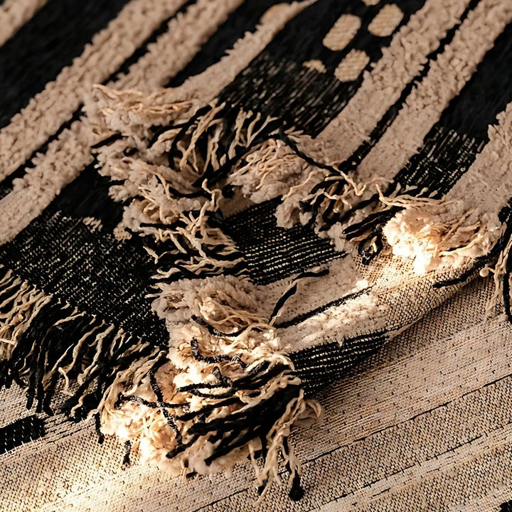 Skanto | Sahara Style Plush Boho Sofa Cover Blanket