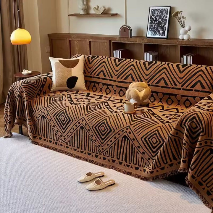 Skanto | Savanna Geo Chenille Sofa Cover