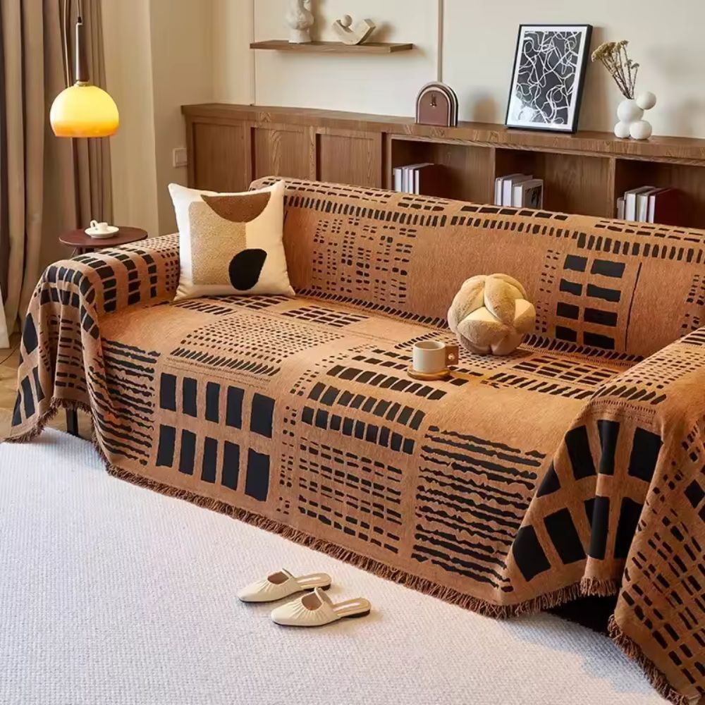 Skanto | Savanna Geo Chenille Sofa Cover