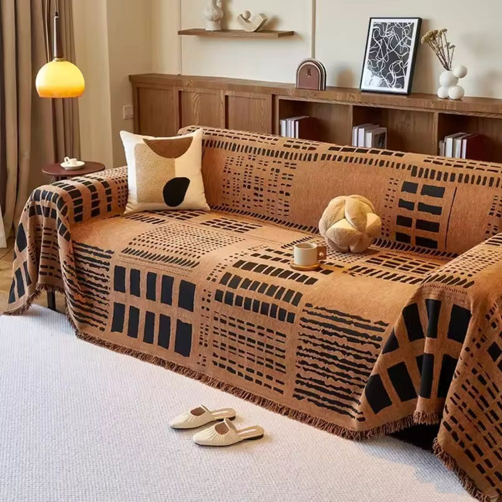Skanto | Savanna Geo Chenille Sofa Cover