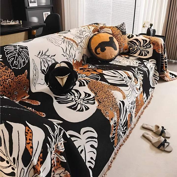 Skanto | Savara Leopard Sofa Kastteppe