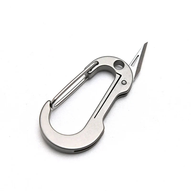 Titanium Alloy EDC Multi-Tool Nøkkelring Kniv | Skanto