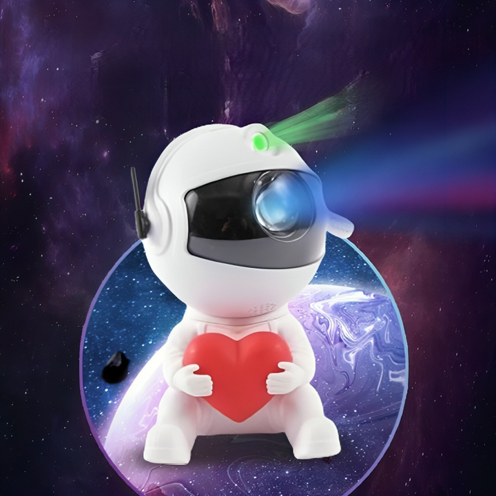 Kjærlighet Astronaut Galaxy Nattlys Prosjektor | Skanto