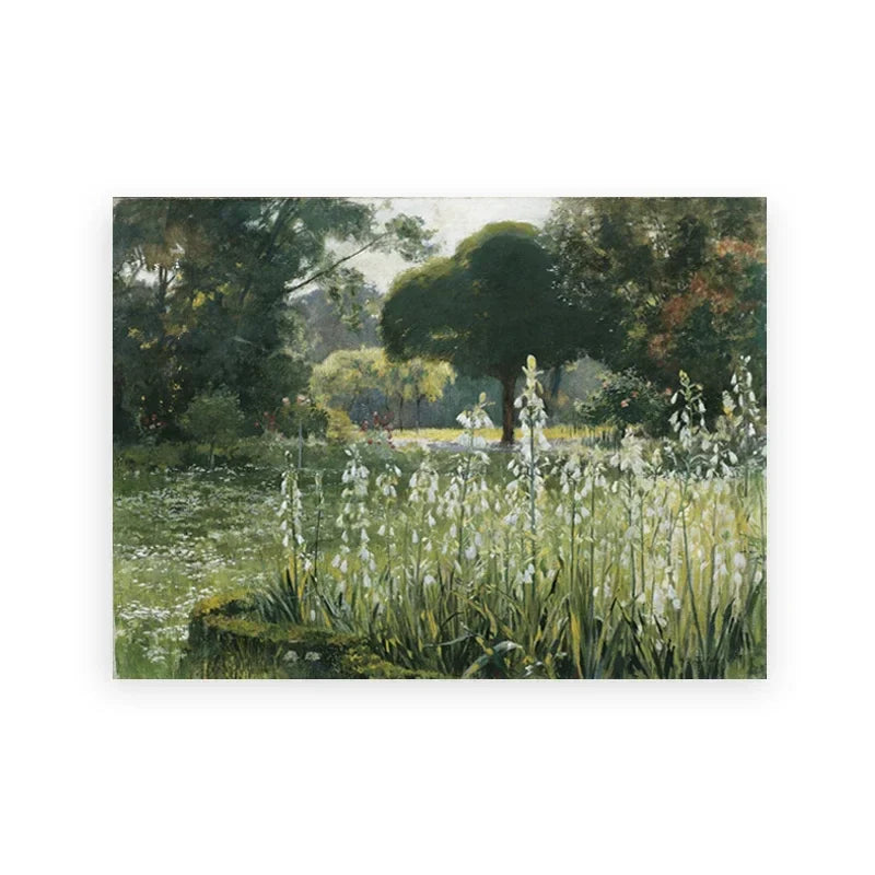Classic Vintage Summer Landscape Fine Art Canvas Prints Gallery Wall Art Pictures for Living Room Dining Room Bedroom Art Decor | Skanto