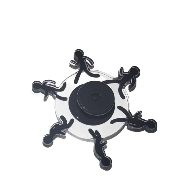 Skanto | Løpende Strekmann Optisk Illusjon Fidget Spinner