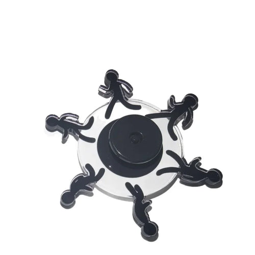 Skanto | Løpende Strekmann Optisk Illusjon Fidget Spinner