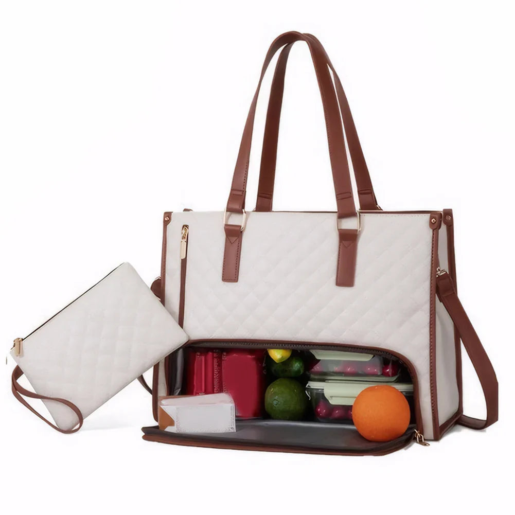 Skanto | 2-i-1 Laptop Bag med Isolert Lunsjrom