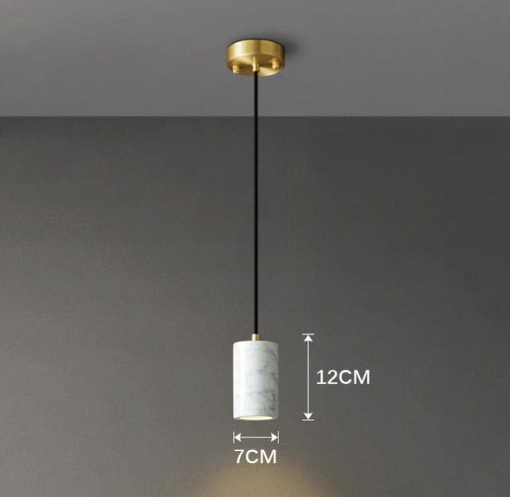 Skanto | Minimalistisk Marmor LED Pendellampe