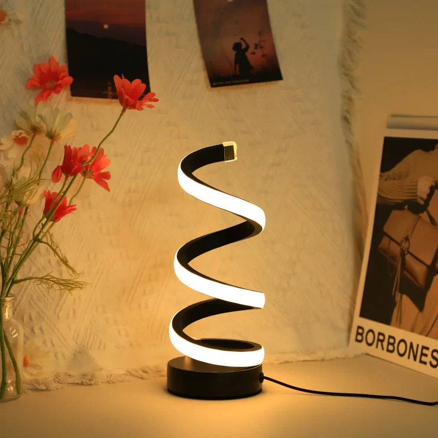 Skanto | Moderne S-formet Skrivebordslampe - FlexiGlow