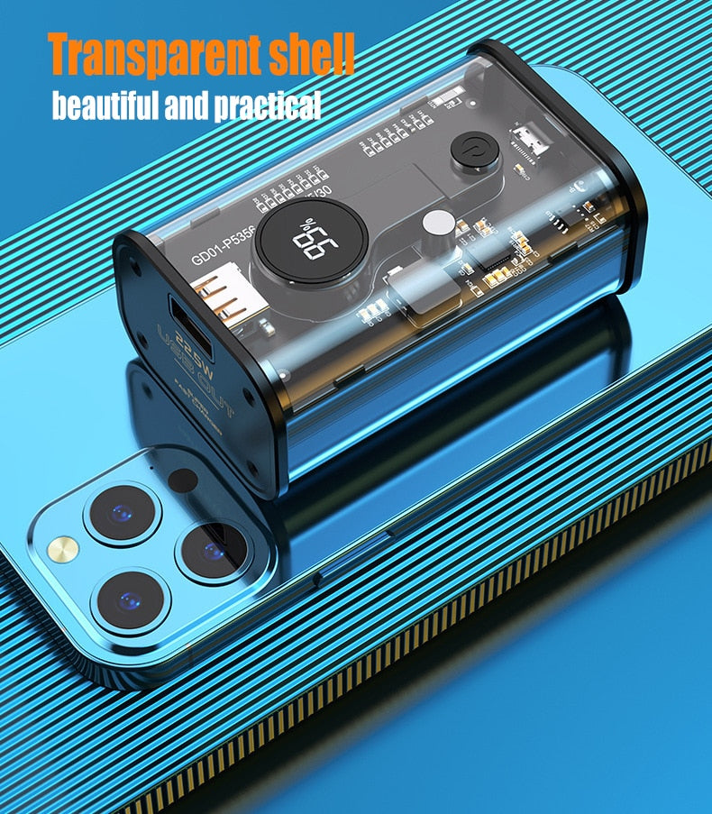 Skanto | Digital Display Transparent Power Bank