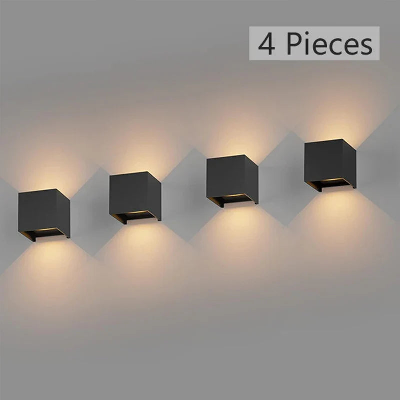 Utendørs LED-vegglampe | Skanto
