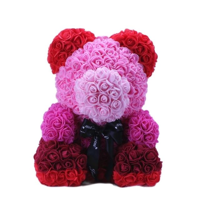 Skanto | Kunstige Rose Blomster Teddy Bjørn