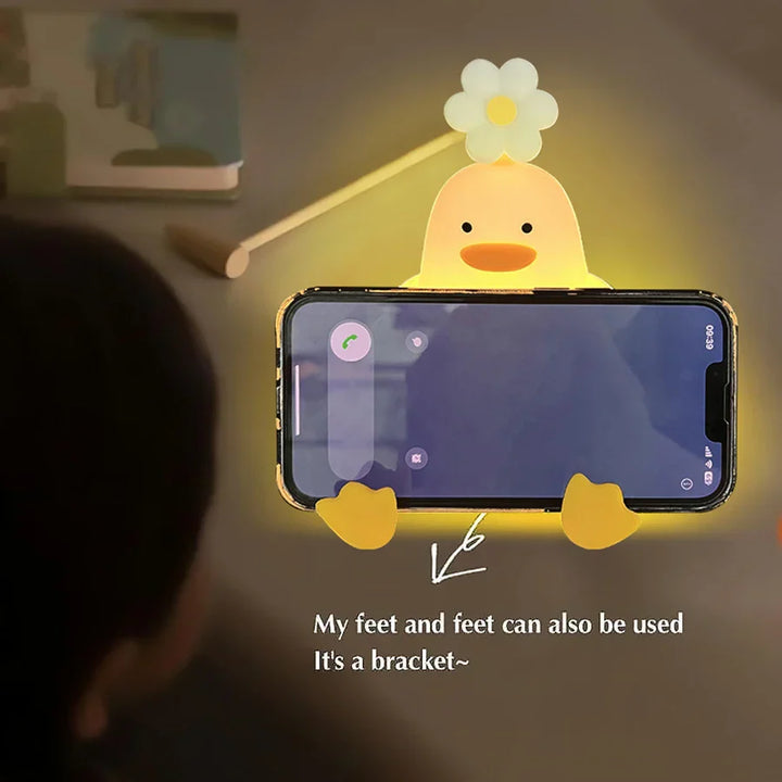Skanto | Søtt Blomsterand Telefonholder Nattlampe