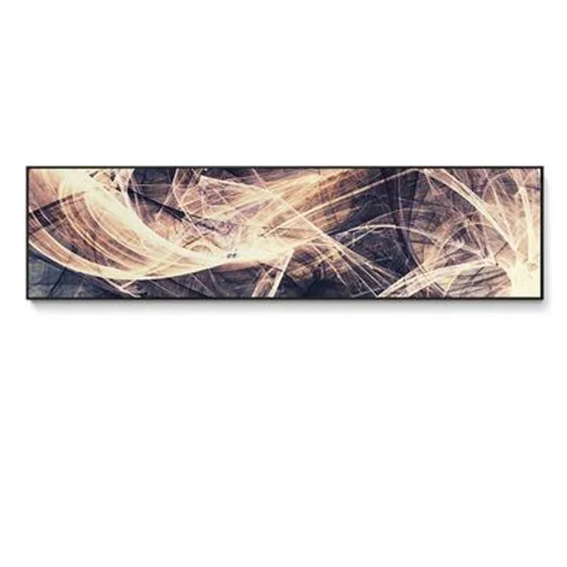 Modern Abstract Wide Format Wall Art Fine Art Canvas Print Pictures for Living Room Over Sofa Art for Bedroom Over Bed | Skanto