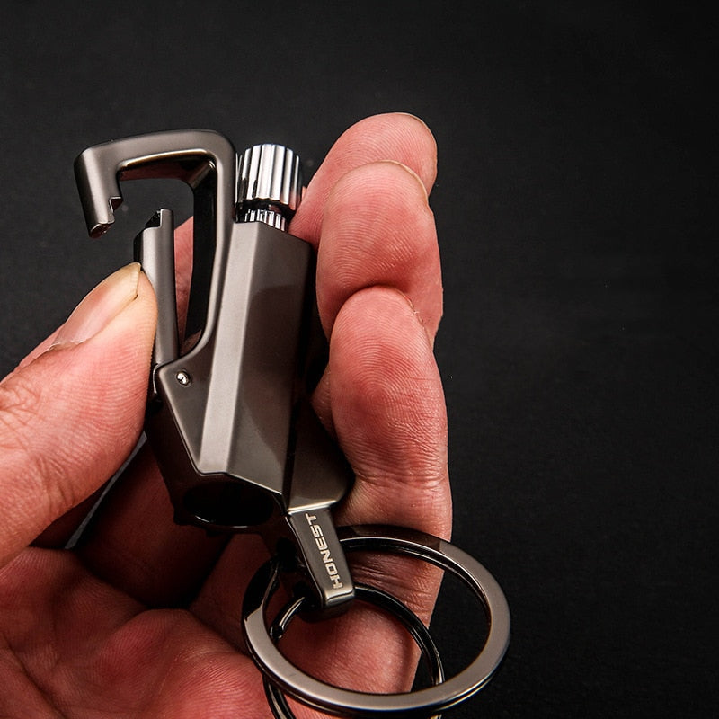 Utendørs vindbestandig lighter fyrstikk nøkkelring | Skanto