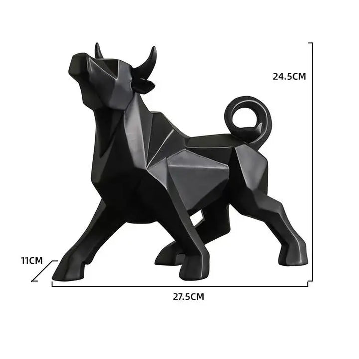 Skanto | ToroArte Stål Skulptur | Nordisk Design | Harzfigur Moderne | 35 cm / 26 cm