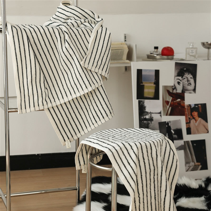 Stripe Cotton Towel | Skanto