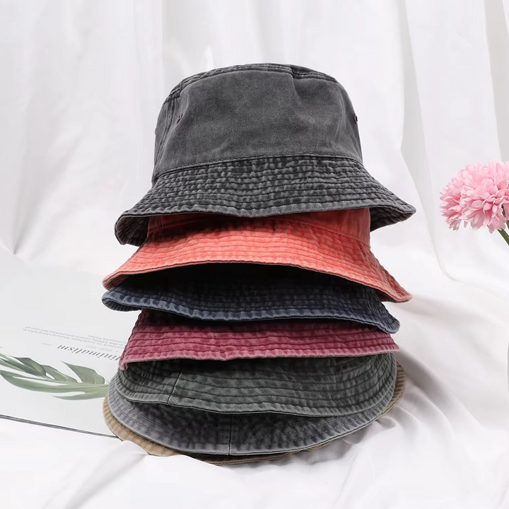 Skanto | Allsidig Denim Buckethatt - Unisex, Faltbar & Stilig