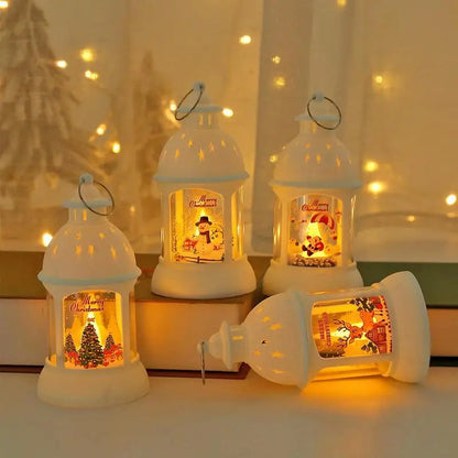 Skanto | SantaGlow - LED-lanterner med julemotivet Santa Claus for en festlig og koselig juleatmosfære
