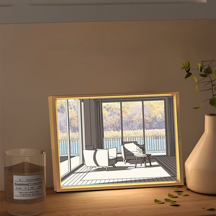 Skanto | 2D Maleri Kunst Lumina Kreativ LED Lampe