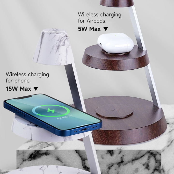 Skanto | Desktop Powerhouse Multi-Device Wireless Charger Stand