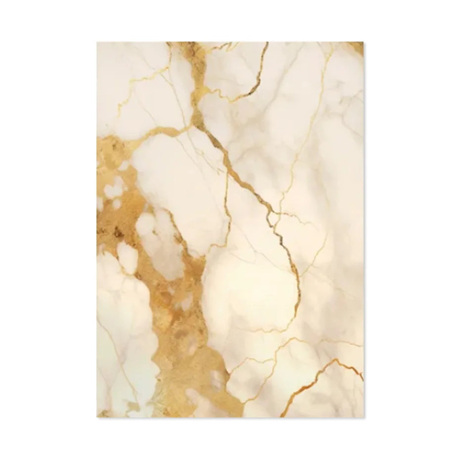 Modern Black Beige Gold Fluid Marble Print Abstract Wall Art Fine Art Canvas Prints Pictures for Living Room Bedroom Decor | Skanto