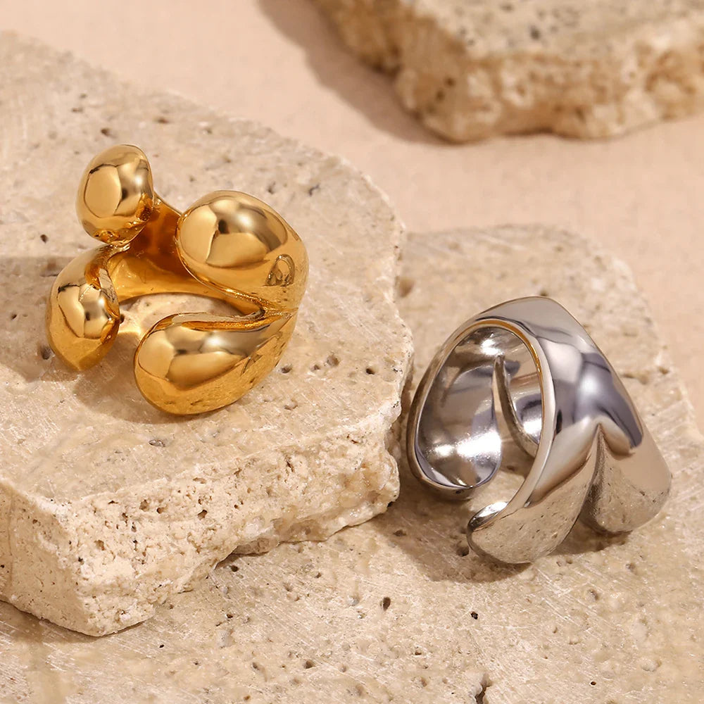 Skanto | 18k Fire Dråpe Bold Ring