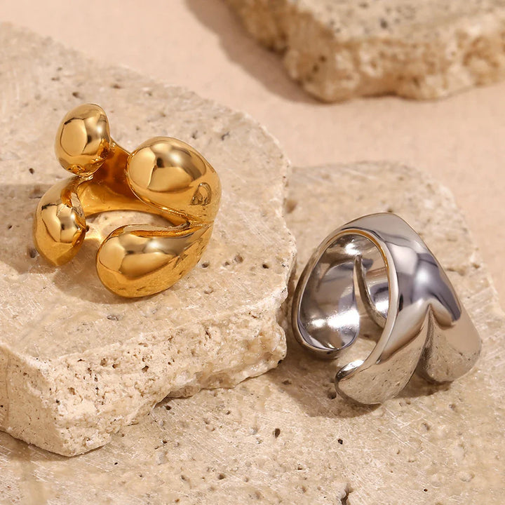 Skanto | 18k Fire Dråpe Bold Ring