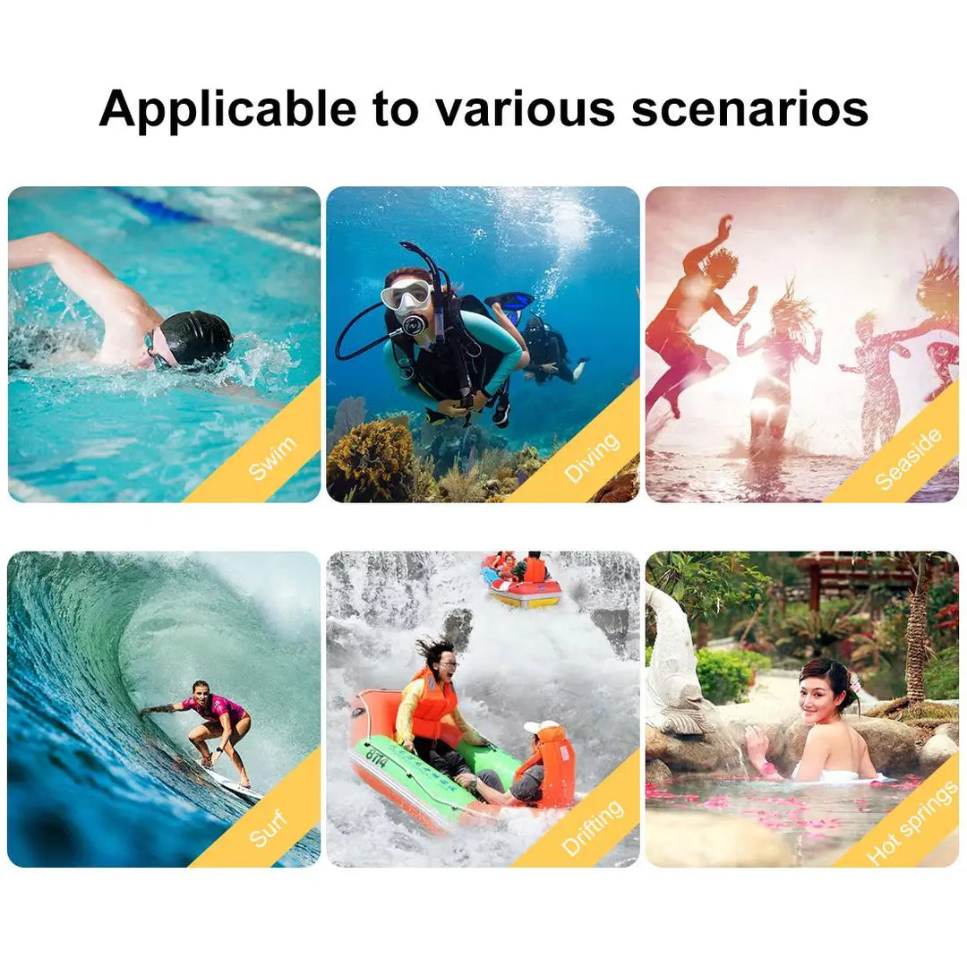 Wasserdichte Taucherhülle for iPhone med 40 m beskyttelse og touch-styring – AquaShield