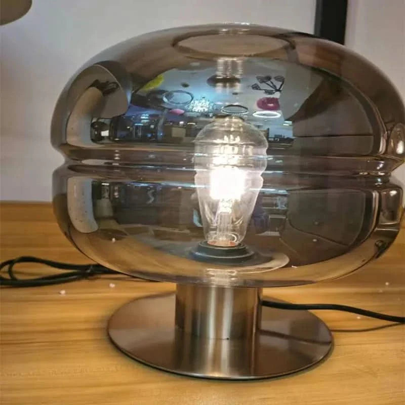 Skanto | Skandinavisk Glass Bordlampe – AuroraForm E27