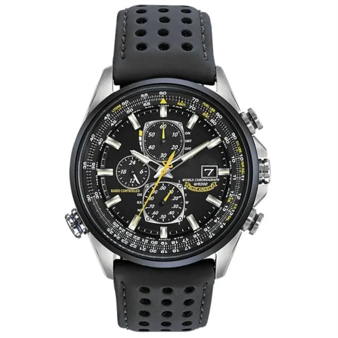 Skanto | Herre's Rustfritt Stål Chronograph Klokke med Kalender